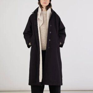 Micaela Greg A Line Sherpa Trench Coat
